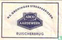 N.V. Groninger Steenfabrieken Adco Aardewerk - Afbeelding 1