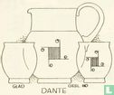 Dante Waterglas fumi (geslepen decor 110) - Bild 3