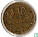 Frankrijk 10 francs 1953 (met B) - Afbeelding 1