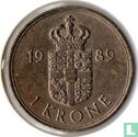 Dänemark 1 Krone 1989 - Bild 1