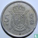 Espagne 5 pesetas 1975 (76) - Image 1
