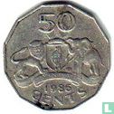 Swaziland 50 cents 1986 - Afbeelding 1