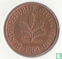 Germany 2 pfennig 1983 (F) - Image 1
