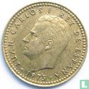 Spain 1 peseta 1975 (1976) - Image 2