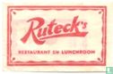Ruteck's Restaurant en Lunchroom - Image 1