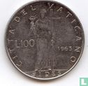 Vaticaan 100 lire 1963 - Afbeelding 1