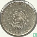 Mexique 5 pesos 1956 - Image 1