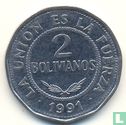 Bolivia 2 bolivianos 1991 - Afbeelding 1