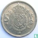 Espagne 5 pesetas 1975 (77) - Image 1