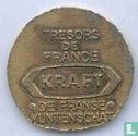 Franse replica munt met reclame KRAFT - Afbeelding 2
