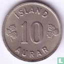 Islande 10 aurar 1969 (type 2) - Image 2
