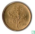 Italy 20 lire 1983 - Image 1