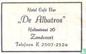 Hotel Café Bar "De Albatros" - Bild 1