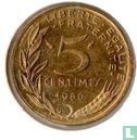Frankrijk 5 centimes 1980 - Afbeelding 1