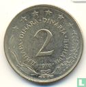 Jugoslawien 2 Dinara 1976 - Bild 1
