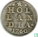 Holland 2 stuiver 1760 (zilver) - Afbeelding 1