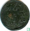 Hollande 1 duit 1720 (cuivre) - Image 1