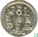 Holland 2 stuiver 1732 (zilver) - Afbeelding 1