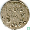 Holland 2 stuiver 1784 - Afbeelding 1