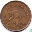 Australië 1 penny 1951 (Zonder punt) - Afbeelding 1
