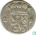 Holland 2 stuiver 1761 (zilver) - Afbeelding 2