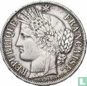 France 5 francs 1870 (Ceres - A - without legend) - Image 2