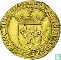 Frankrijk gouden écu 1519 (Lyon) - Bild 2