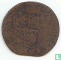 Gronsveld 1 oord ND (1617-1662 - crowned four-fold arms with central shield in circle) - Image 1