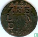 Zealand 1 duit 1760 - Image 1