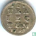 Utrecht 1 stuiver 1739 (argent) "Bezemstuiver" - Image 1