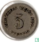 Duitse Rijk 5 pfennig 1875 (C) - Afbeelding 1