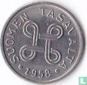 Finlande 1 markka 1958 - Image 1
