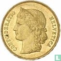 Suisse 20 francs 1892 - Image 2