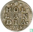 Holland 2 stuiver 1778 - Afbeelding 1