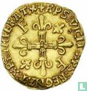 Frankrijk gouden écu 1519 (Toulouse) - Bild 1