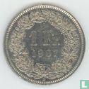 Zwitserland 1 franc 1987 - Afbeelding 1