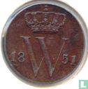 Nederland ½ cent 1851 - Afbeelding 1