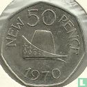 Guernsey 50 new pence 1970 - Afbeelding 1