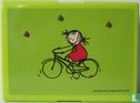 Broodtrommel meisje op fiets - Afbeelding 1