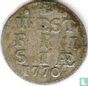 West-Friesland 2 stuiver 1770 - Afbeelding 1