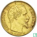 Frankrijk 5 francs 1854 (geribbelde rand) - Afbeelding 2