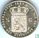 Niederlande ½ Gulden 1847 - Bild 1