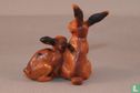 Pair of brown hares - Image 2