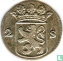 Holland 2 stuiver 1755 (silver) - Image 2