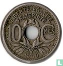 Frankrijk 10 centimes 1919 - Afbeelding 1