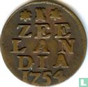 Zeeland 1 duit 1754 (LUCTOR ET EMERGO - koper) - Afbeelding 1