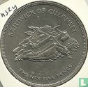 Guernsey 25 pence 1977 "25th anniversary Accession of Queen Elizabeth II" - Afbeelding 2