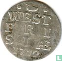 West-Friesland 2 stuiver 1772 - Afbeelding 1