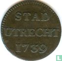 Utrecht 1 duit 1739 (koper) - Afbeelding 1