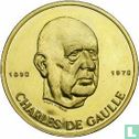 Tsjaad 10000 francs 1970 (PROOF) "10th anniversary of Independence - Charles de Gaulle" - Afbeelding 1